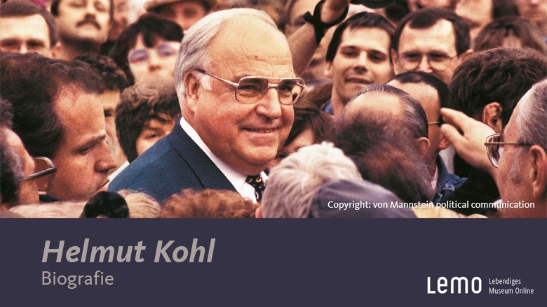 Lebenslauf Helmut Kohl (Haus der Geschichte)