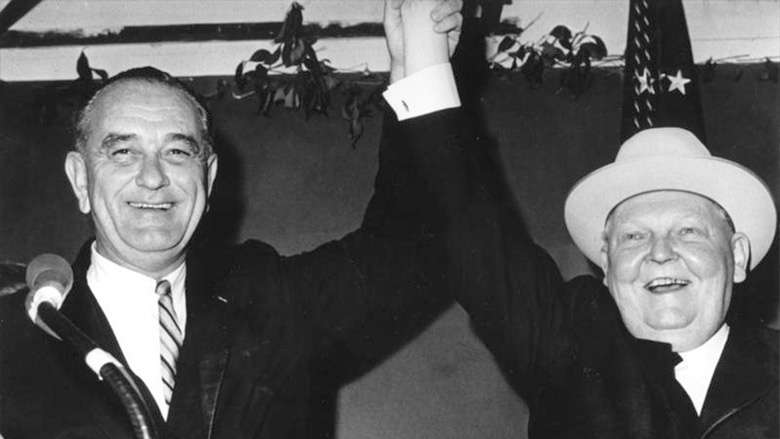 Ludwig Erhard und US-Präsident Lyndon B. Johnson im Dezember 1963 / CC-BY-SA 3.0 