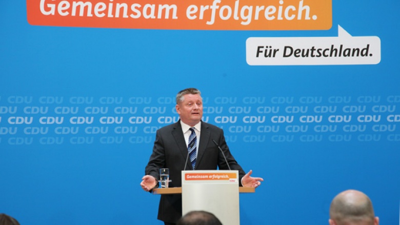 CDU-Generalsekretär Hermann Gröhe bei der Pressekonferenz nach den Führungsgremien CDU-Generalsekretär Hermann Gröhe bei der Pressekonferenz nach den Führungsgremien