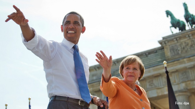 US-Präsident Barack Obama und Bundeskanzlerin Angela Merkel