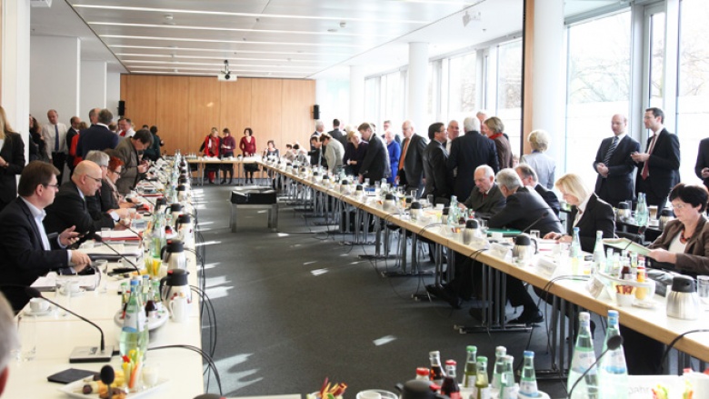 Fünfte "Große Runde" der Koalitionsverhandlungen Fünfte "Große Runde" der Koalitionsverhandlungen
