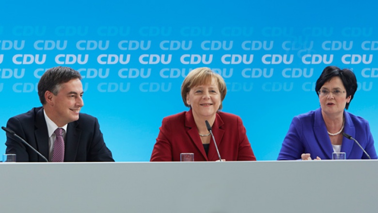Angela Merkel, Christine Lieberknecht und David McAllister (Foto: Laurence Chaperon)