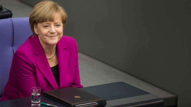 Merkel „Frieden, Freiheit und Wohlstand festigen.“ Christlich