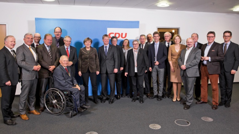 CDU-Präsidium und Gewerkschaftsspitzen treffen sich im Konrad-Adenauer-Haus. 