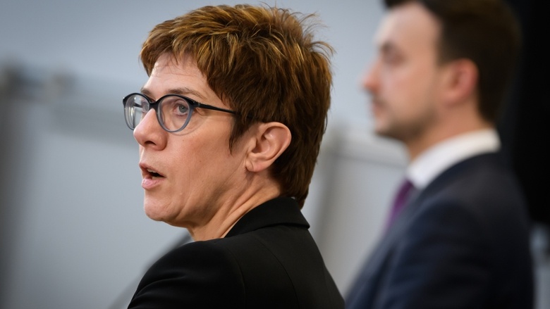 CDU-Vorsitzende Annegret Kramp-Karrenbauer, CDU-Generalsekretär Paul Ziemiak