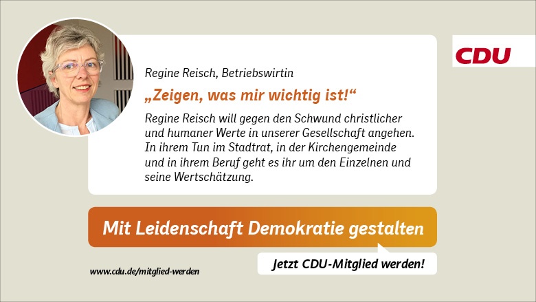 Regine Reisch: Zeigen, was mir wichtig ist. Regine Reisch: Zeigen, was mir wichtig ist.
