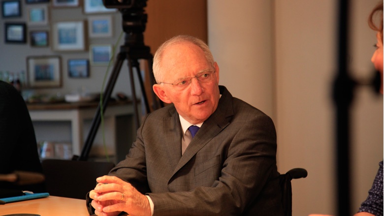 Bundesfinanzminister Wolfgang Schäuble Bundesfinanzminister Wolfgang Schäuble