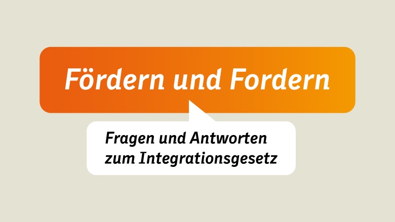 Fragen und Antworten zum Integrationsgesetz Fragen und Antworten zum Integrationsgesetz