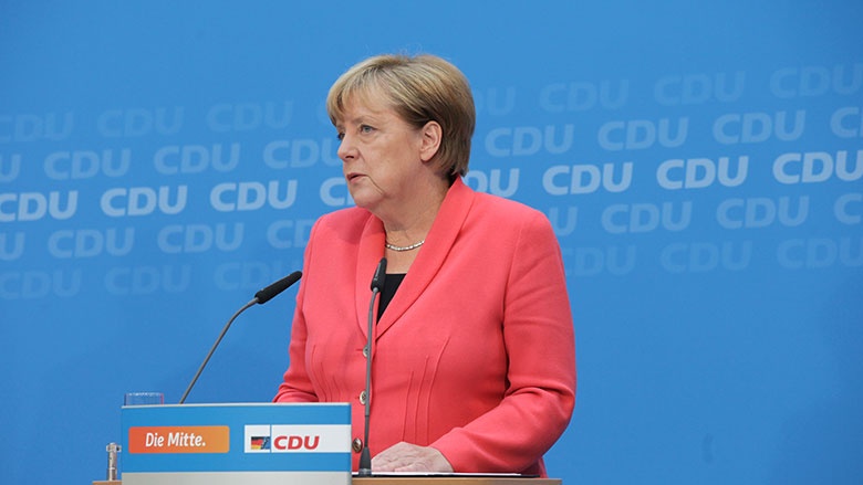 Angela Merkel im Konrad-Adenauer-Haus