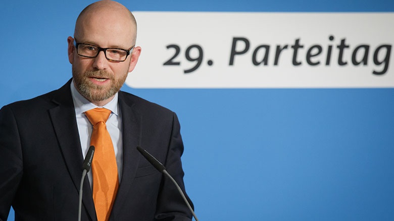 Peter Tauber bei der Pressekonferenz in Essen Peter Tauber bei der Pressekonferenz in Essen