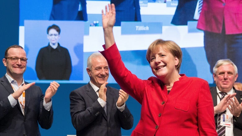 Angela Merkel beim 29. Parteitag der CDU in Essen Angela Merkel beim 29. Parteitag der CDU in Essen
