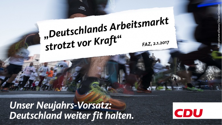 Deutschlands Arbeitsmarkt strotzt vor Kraft