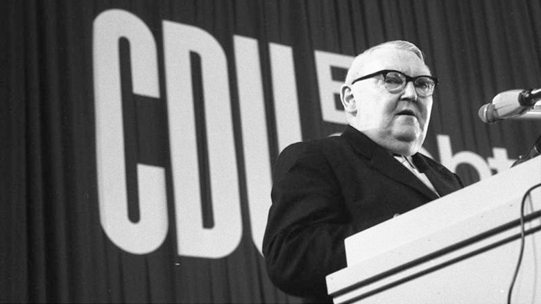 Bundeskanzler Ludwig Erhard auf dem 13. Bundesparteitag der CDU Deutschlands in Düsseldorf – 1965 