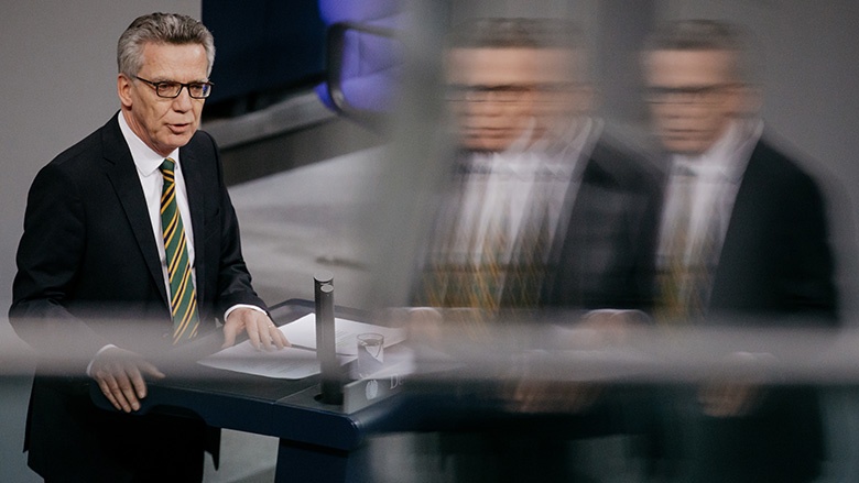 Bundesinnenminister Thomas de Maizière Bundesinnenminister Thomas de Maizière