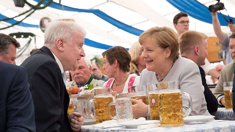 Horst Seehofer und Angela Merkel Horst Seehofer und Angela Merkel