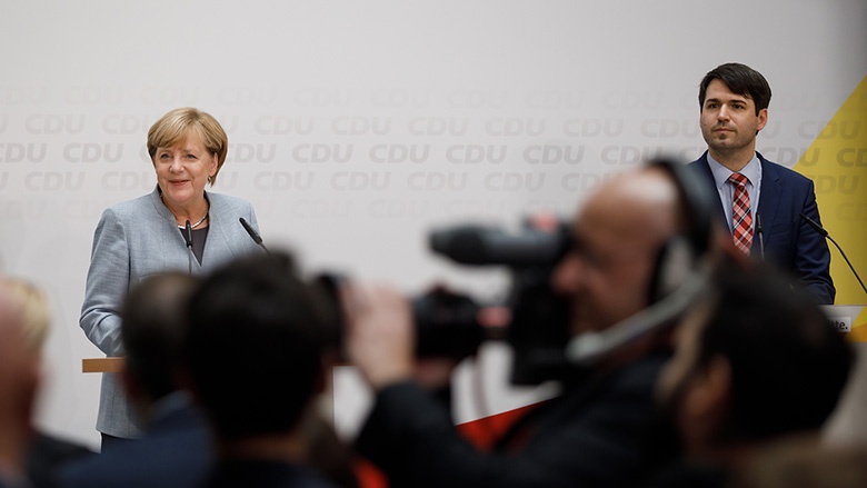 Pressekonferenz nach der Bundestagswahl