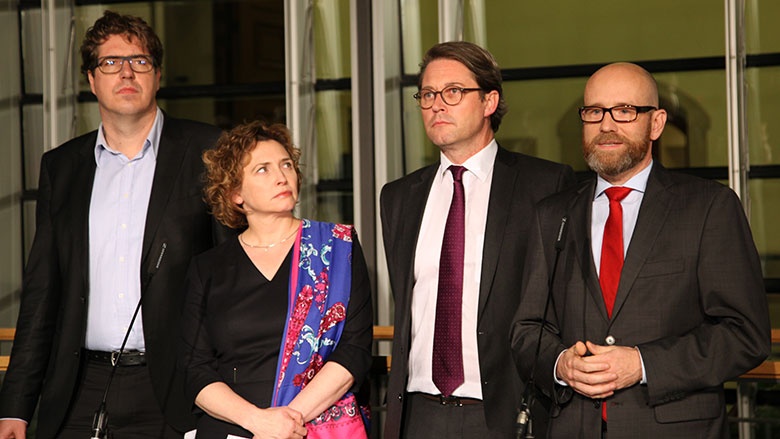Die Generalsekretäre der Jamaika-Verhandlungsparteien Die Generalsekretäre der Jamaika-Verhandlungsparteien