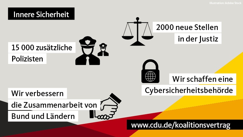 Für Innere Sicherheit und Ordnung