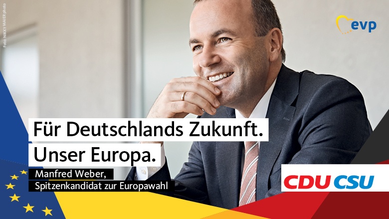 Unser Spitzenkandidat Manfred Weber