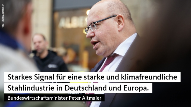 Peter Altmaier zum Handlungskonzept Stahl Peter Altmaier zum Handlungskonzept Stahl