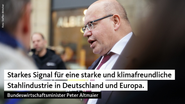 Peter Altmaier zum Handlungskonzept Stahl