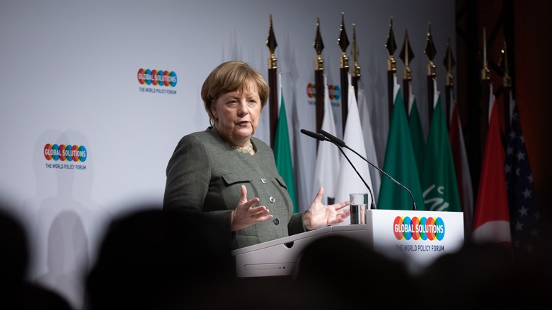 Bundeskanzlerin Angela Merkel beim Global Solution Summit in Berlin 2019 Bundeskanzlerin Angela Merkel beim Global Solution Summit in Berlin 2019
