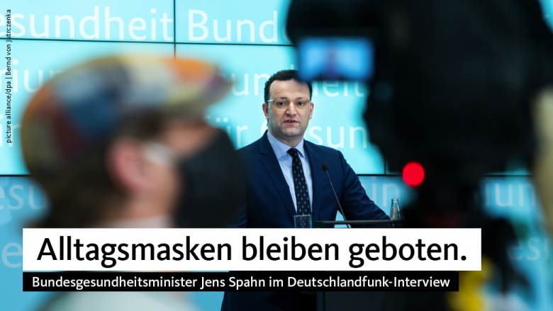 Jens Spahn zur Maskenpflicht