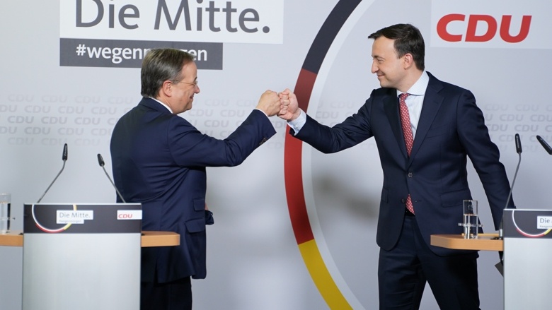 Geschafft: Der neue Vorsitzende Armin Laschet ist nun auch offiziell im Amt bestätigt worden Geschafft: Der neue Vorsitzende Armin Laschet ist nun auch offiziell im Amt bestätigt worden