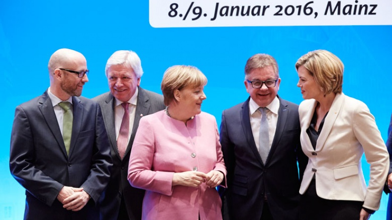 Angela Merkel eröffnet die Klausurtagung des CDU-Bundesvorstands in Mainz Angela Merkel eröffnet die Klausurtagung des CDU-Bundesvorstands in Mainz