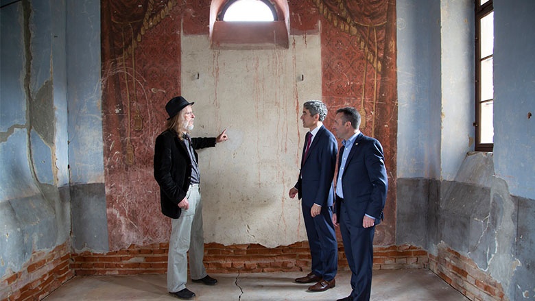 Stephan Harbarth in der Alten Synagoge Steinsfurt 