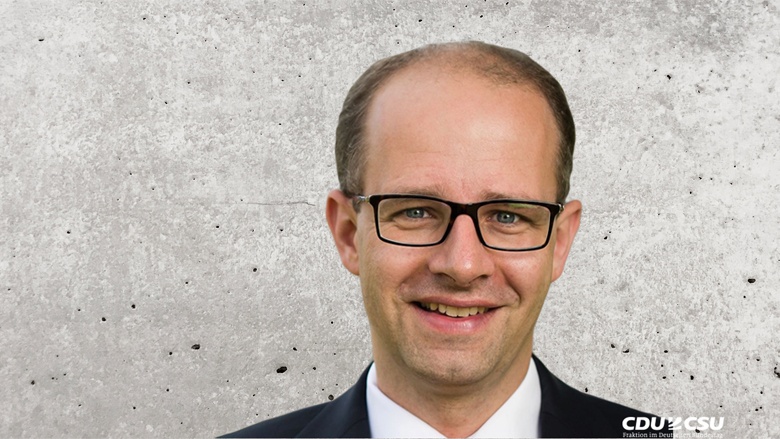 Michael Brand, menschenrechtspolitischer Sprecher der Unionsfraktion Auf dem Bild sieht man Michael Brand, menschenrechtspolitischer Sprecher der Unionsfraktion