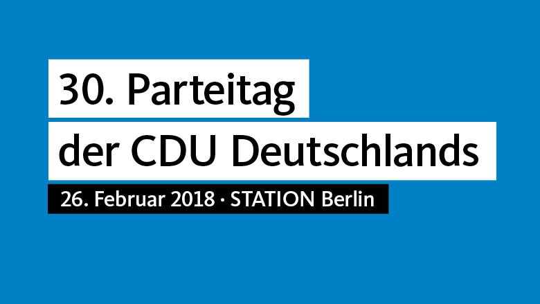 30. Parteitag der CDU Deutschlands 2018