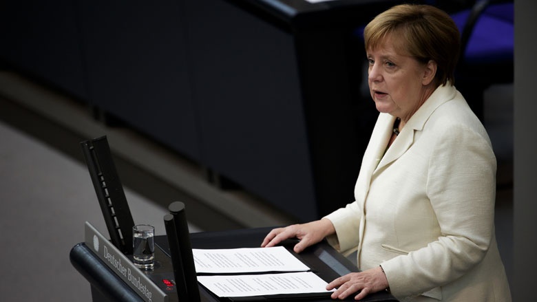 Bundeskanzlerin Angela Merkel im Deutschen Bundestag Bundeskanzlerin Angela Merkel im Deutschen Bundestag