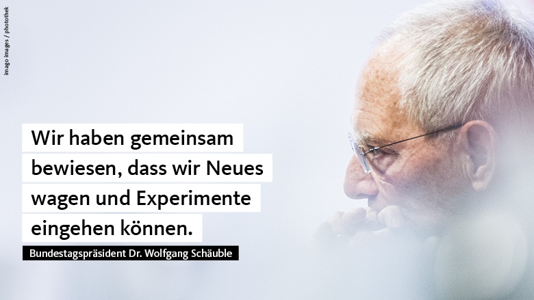 Bundestagspräsidend Wolfgang Schäuble