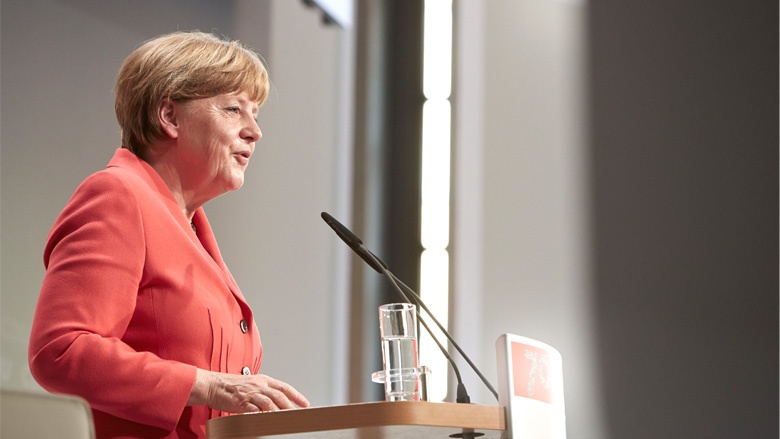 Die CDU-Vorsitzende Angela Merkel Die CDU-Vorsitzende Angela Merkel