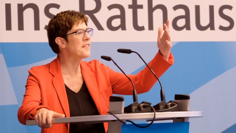 CDU-Generalsekretärin Annegret Kramp-Karrenbauer Landesparteitag Bremen