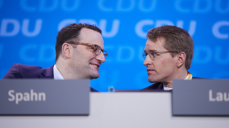 Impressionen vom 30. Parteitag der CDU / Jens Spahn und Daniel Günther