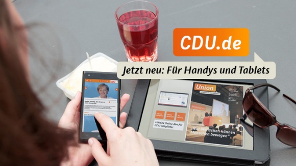 Die mobilen Angebote der CDU Deutschlands
