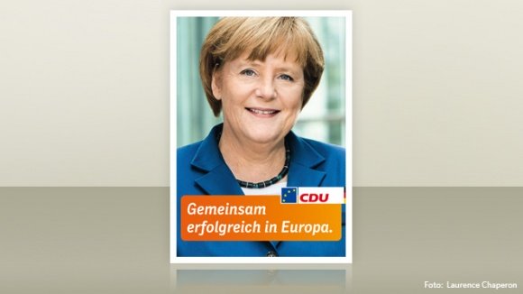Parteiplakat zur Europawahl 2014