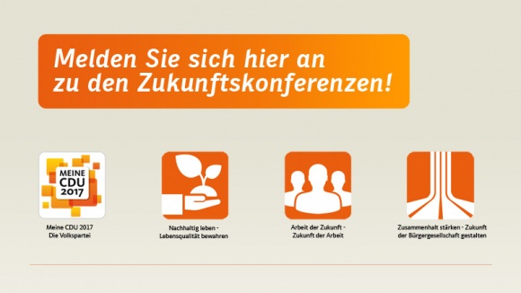 Melden Sie sich an zu den Zukunftskonferenzen!